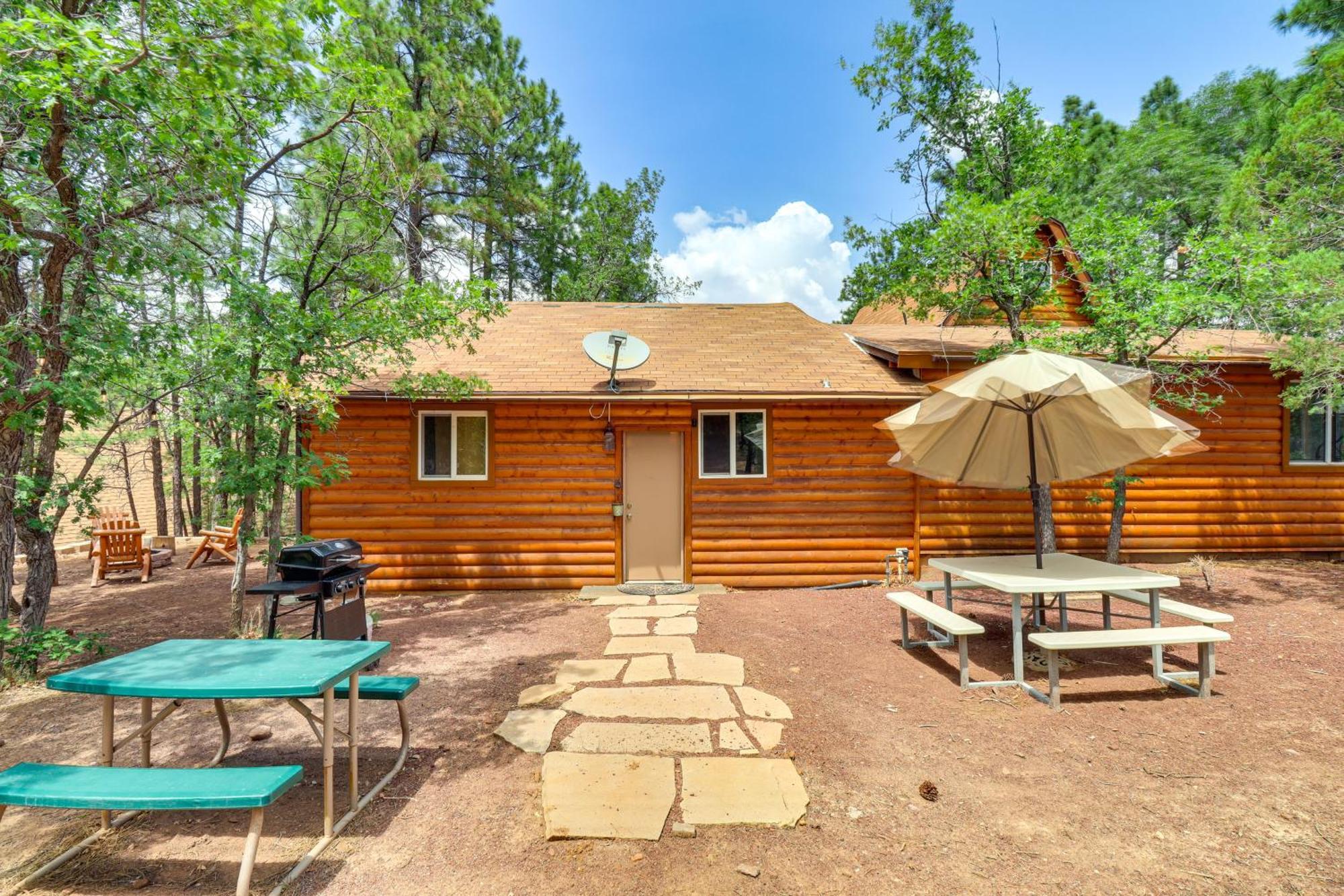 Show Low Cabin With Bbq And Fire Pit Pets Welcome! Exterior photo
